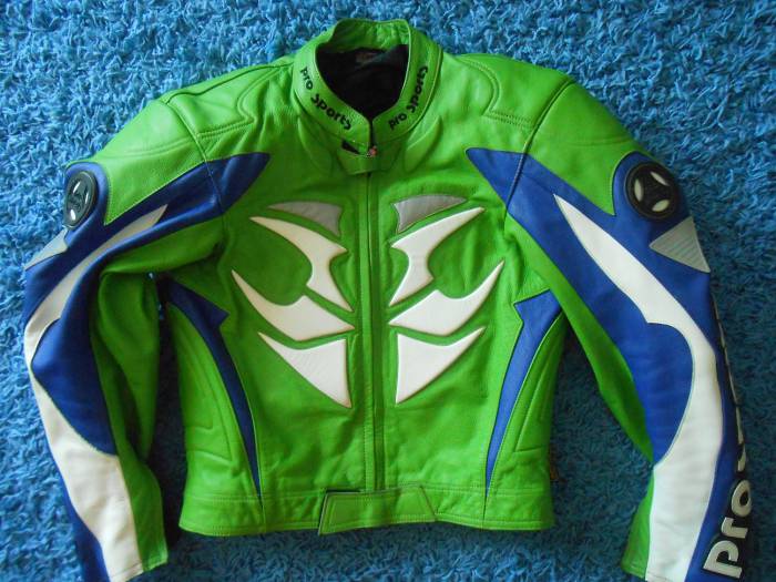  kurtka motocyklowa.    skrzana hein gericke pro sports.  rozmiar: 50.  kolor: ziele.  uywana.   polecam!   motorrad verkaufen motorcycle sale